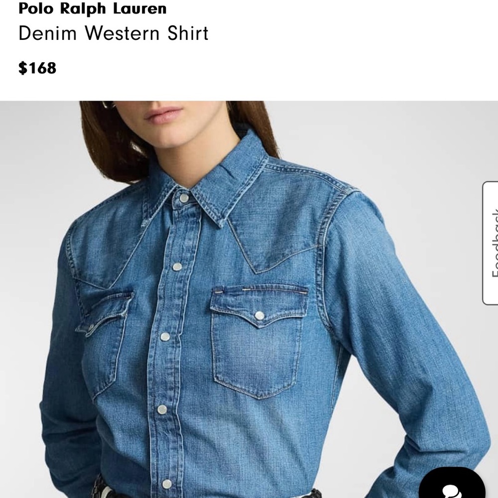 Lauren Ralph Lauren Women’s Western Shirt Size L